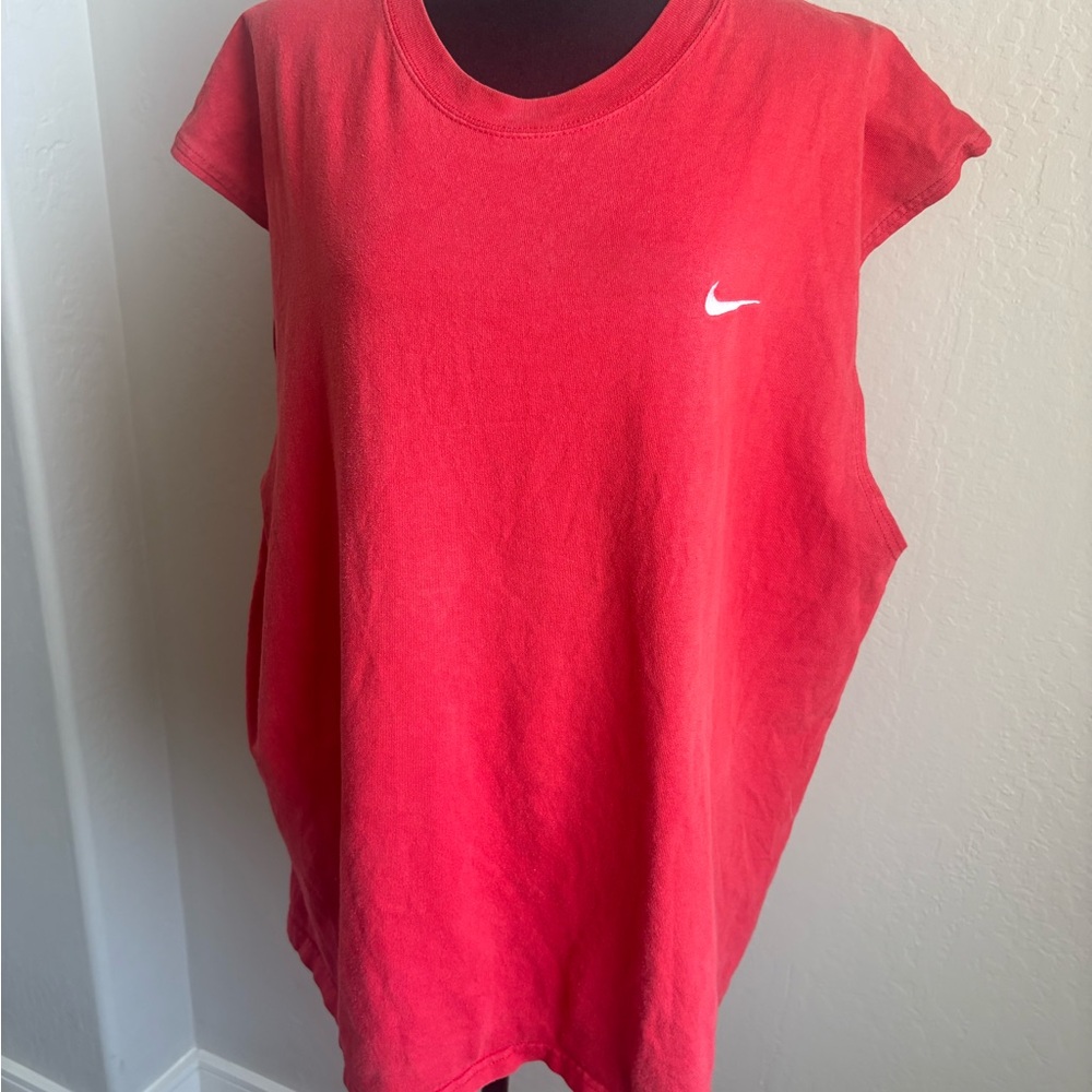 Nike Men’s Bold Red Muscle Tee